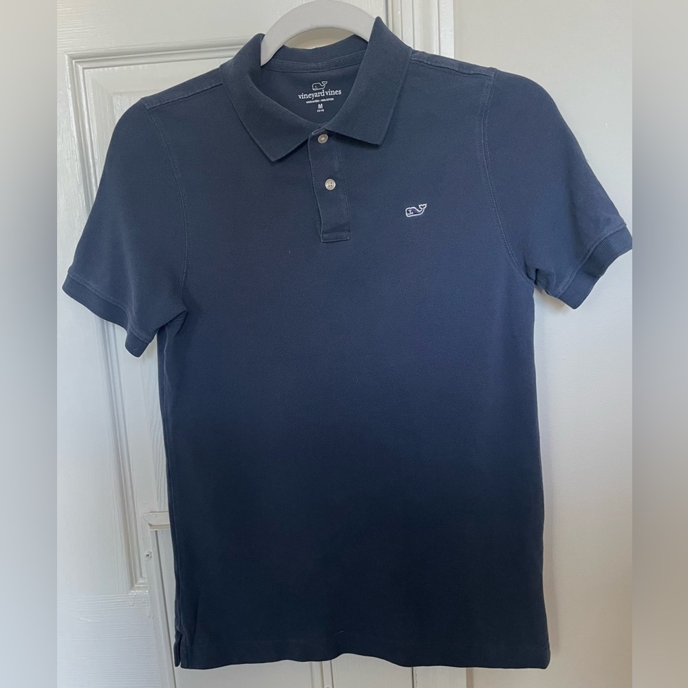 Vineyard Vines Navy Polo Shirt - Boys M
